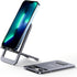 JSAUX Cell Phone Stand, Foldable Aluminum Adjustable Travel Phone Holder for Desk, Compatible for iPhone 15 14 13 12 11 Pro Max X Xr Samsung S22 S...