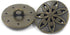 Bezelry 12 Pieces Marquise Petals Metal Shank Buttons 20mm (3/4 inch) (Antique Brass)...