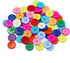 1 Inch Buttons Sewing Flatback Resin Button 12 Mixed Colors Pack of 100...