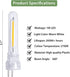 String Lights Replacement LED Bulb Filament 6 Packs, 2700K Warm White, S14 Light Bulb Accessories, Shatterproof Waterproof and Dimmable...