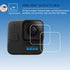 Plastic Protective Cage Cover Screen Protector for Gopro Hero11 Black Mini Hero 11 Black Mini Anti-Scratch LCD Lens Glass Screen Protective Cap Gu...