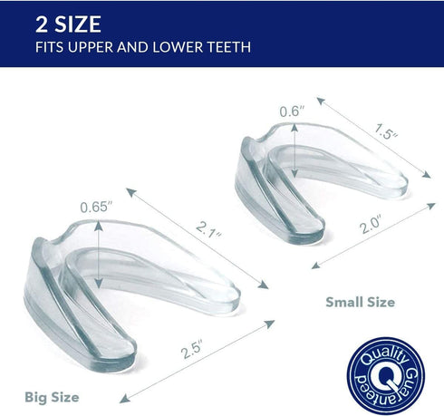 Mouth Guard for Grinding Teeth at Night - Pack of 4 - Upgraded Night Guards for Teeth Grinding, Mouth Guard for Clenching Teeth at Night, Advanced...