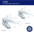 Mouth Guard for Grinding Teeth at Night - Pack of 4 - Upgraded Night Guards for Teeth Grinding, Mouth Guard for Clenching Teeth at Night, Advanced...