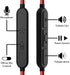 Geekria Audio Cable with Mic Compatible with ATH-M20xBT/M50xBT2, Denon AH-MM300 Headphones Cable, 3.5mm Replacement Stereo Cord with Inline Microp...