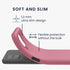 kwmobile Case Compatible with Samsung Galaxy A12 Case - Soft Slim Protective TPU Silicone Cover - Dark Rose...