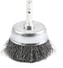 Forney 72729 Wire Cup Brush, Coarse Crimped with 1/4-Inch Hex Shank, 2-Inch-by-.012-Inch, Silver...