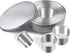 12 Pieces Round Cookie Cutters Set Stainless Steel Cookie Cutter Set Biscuit Plain Edge Round Cutters Circle Baking Metal Ring Molds Metal Ring Ba...