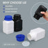 Plastic Container Lab Chemical Reagent Bottles 1000ml Wide Mouth Liquid Solid Storage Bottles Sample Storage Container Sealing Bottle with Anti-th...