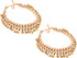 Efulgenz Indian Anklets for Women Payal Anklet Indian Gold Pearl Anklet Indian Ghungroo Anklets Crystal Ankle Bracelet Anklet Bells Indian Style A...