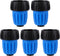 5 Pcs Drip Irrigation 3/4 To 1/2 Inch Adapter, For 1/2 inch (16MM) Irrigation Tubing (OD 0.620 in.ID is 0.520. in),Blue US Garden Water Hose GHT 3...