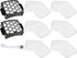 Artraise UV850 UV900 Replacement Filters for Shark Duoclean Lift Away Navigator Upright Vacuum Cleaner, 2 HEPA + 6 Foam + 6 Felt Filters Set, Comp...