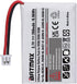 Batmax 2X CS-50 CS-55 65358-01 Battery for Plantronics C052, CS60, CS55, CS351, CS361, CS510, CS520, W710, W720 64327-01 64399-01 65358-01 PL-6439...