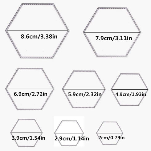 3 Sets Die Cuts Metal Cutting Dies Stencil,Sweetfamily 24 Pieces Nesting Dies for Card Making Scrapbooking Album Paper DIY Crafts?Rectangle,Circle...