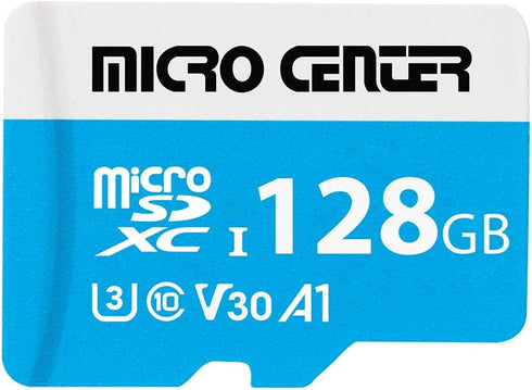 Micro Center Premium 128GB microSDXC Card, Nintendo-Switch Compatible Micro SD Card, UHS-I C10 U3 V30 4K UHD Video A1 Flash Memory Card with Adapt...