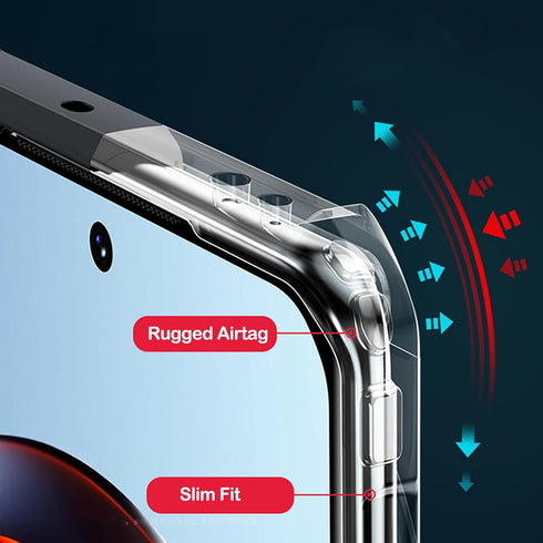 Case for ASUS ROG Phone 5 / 5s / 5 Pro / 5s Pro Case Clear PC Back Camera Protector Heavy Duty Armor Protective Slim & Ultimate Grip Anti-Fingerpr...