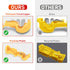 Nilight 120PCS/60 Pairs Quick Splice Disconnect Wire Terminals T-Tap Spade Wire Connectors Yellow 12-10 AWG Male Female Fully Insulated Electrical...
