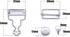 Lesnala 24 Sets 3 Color Overalls Buttoned Hooking Metal Buckles for Suspender Jeans DIY Sewing Clothing Craft Handmade Accessories Storage in A Bo...