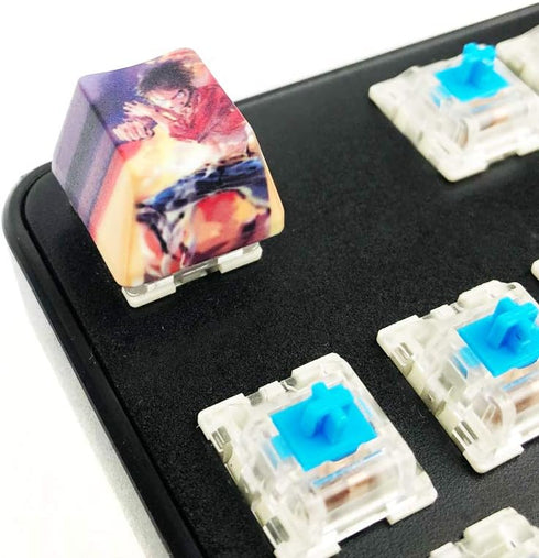 Monkey D Luffy PBT Mechanical Keyboard Keycap Personality Keycap(Cherry switches)...
