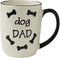 PetRageous 13069 Dog Dad Stoneware Mug 4-Inch Diameter and 5-Inch Tall Mug with 24-Ounce Capacity and Dishwasher and Microwave-Safe, White...