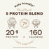 KOS Vegan Protein Powder, Chocolate USDA Organic - Low Carb Pea Protein Blend, Plant Based Superfood with Vitamins & Minerals - Keto, Soy, Gluten ...