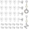 UNICRAFTALE 100pcs Flat Round Earring Post Kit 304 Stainless Steel Flat Round Post Ear Stud Findings with Loop and Ear Nuts for DIY Earring Making...