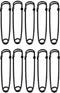 Wish you have a nice day 30pcs 2 Inch Heavy Duty Giant Black Safety Pins for Blankets, Skirts, Kilts, Knitted Fabric,Crafts (2inch, Black)...