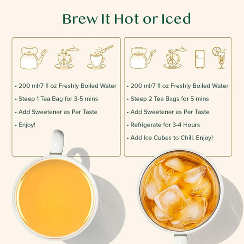 VAHDAM, Imperial Himalayan White Tea Bags (15 Count) Low Caffeine, Non GMO, Gluten Free | Handpicked Harvest From High Elevation Estates | Individ...