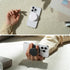 Sinjimoru for MagSafe Phone Grip, Soft Silicone Magnetic Finger Grip for iPhone 15/14/13/12, Comfortable One-Touch Holding, M-Tap Tok White...