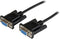 StarTech.com 2m Black DB9 RS232 Serial Null Modem Cable F/F - DB9 Female to Female - 9 pin RS232 Null Modem Cable - 2 meter, Black (SCNM9FF2MBK)...