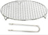Round Barbecue Wire Rack Dia 8.5" Multi-Purpose Grill Cooling Rack BBQ Accessories Grill Net for Instant Pot/Pressure Cooker...