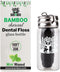 Dental Floss, Bamboo Charcoal Woven Thread, Mint...
