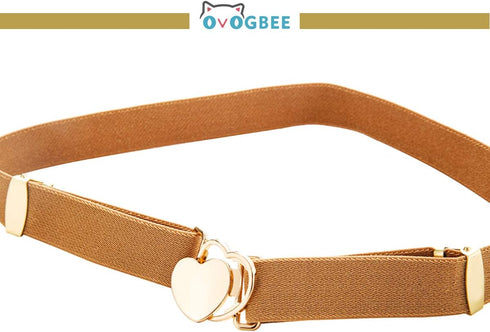 3 Pack Elastic Belts for Kids Adjustable Boys Girls Stretch Belt...