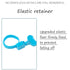 High Chair Foot Rest Accessories, Universal Non-Slip Elastic Retainer Highchair Footrest Adjustable Baby High Chair Accessories with 4 Rubber Ring...