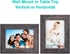 RPJC 3.5x5 inch Picture Frame Made of Solid Wood High Definition Glass for Table Top Display and Wall Mounting Photo Frame...