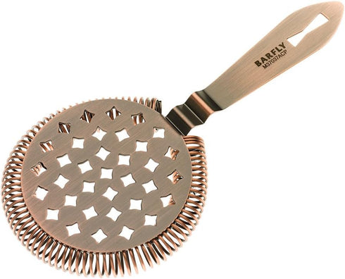 Barfly Classic Hawthorne Spring Bar Strainer, O/S, Antique Copper,M37037ACP...