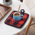 4/6 Pack Buffalo Check Plaid Pot Holders with Pocket,Kitchen Hot Pad Oven Mitts for Cooking and Baking Square 7.9" X 9.1" (Red, 6 Pack)...