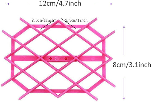 Rhombus Diamond Shape Fondant Cake Mould Embosser Embossing Cutter Mold Stamp Tool - A...