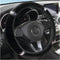 Diamond Fluffy Steering Wheel Cover with Sparkly Crystal Rhinestones, Universal 15 Inch Car Elastic Steering Wheel Protector for Women Girls (Blac...