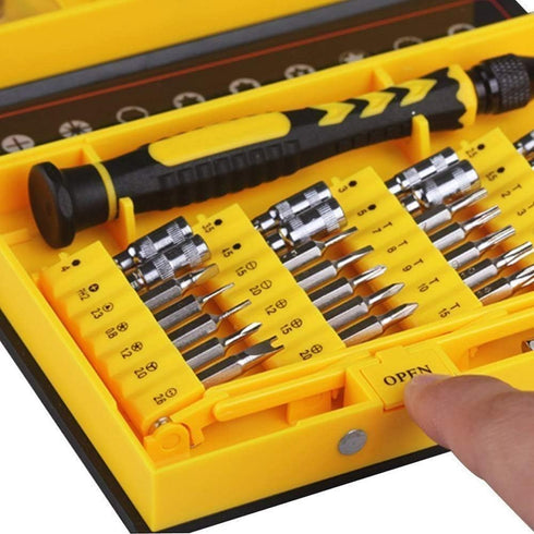 MMOBIEL Repair Tool Kit Multipurpose - 38 Pcs Magnetic Screwdriver Set Compatible with iPhone, iPad, MacBook, Samsung, Laptop, PC, Tablet, Playsta...