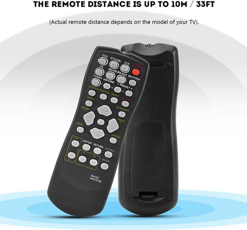 TV Remote Control Fits for Yamaha RAV22 RX-V459 RX-V357 HTR5830 RX-V357 Smart TV, Remote Control Replacement with All Functions...