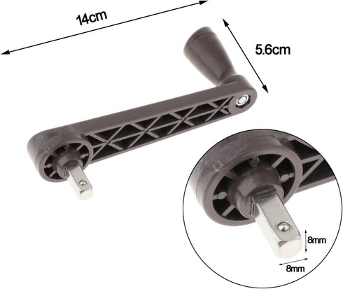 Patio Umbrella Accessories Umbrella Replacement Parts Parasol Sunshade Parts Holder Side Hanging Umbrella Attachment for Patio Table Outdoor, Cran...