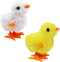 2-PCS Chicken Plush Wind Up Toys for Kids and Toddlers, Wind Up Easter Toys for Easter Egg Fillers, Goody Bag Stuffer - Soft Kawaii Windup Baby Ch...