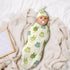 Cartoon Frog Newborn Swaddling Blanket Beanie Hat Sets Soft Baby Receiving Funny Animal Blanket Soft Sleeping Bag New Born Soft Sleep Sacks for Bo...
