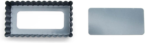 Fox Run Non-Stick Tart Pan, 4.5 x 2.25 x 0.75 inches, Metallic...