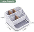 Toothbrush Holders for Bathrooms - 6 Slots Bamboo Electric Tooth Brushing Holder, Bathroom Countertop Organizer for Kids Family, Marble Toothbrush...