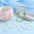 120pcs 30mm Hoop Earrings Findings Small Round Earring Finding Golden Brass Open Bezel Back Frames Circle Beading Bulk for Jewelry Making Women Cr...