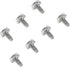 Toothed Hex 6/32 Screw 6# -32Computer PC Case Hard Drive Motherboard Mounting Screws, 100 PCS...