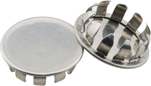 12PCS Round Steel Removable Seal Knockout Seal Electrical Box Knockout Plugs for Closure Unused Box Outlets...