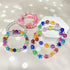 200g Acrylic Round Beads 6mm 8mm 10mm 12mm AB Colors Craft Beads Round Spacer Beads with Holes for Earring Bracelet Necklace Key Chains Jewelry Ma...