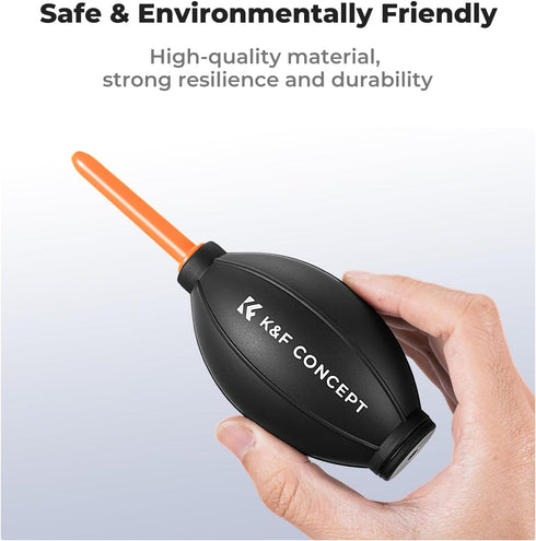 K&F Concept Lens Air Blower, Rubber Bulb Air Pump Dust Blower Cleaner, with Long Nozzle for Cell Phone,Tablet,Camera Lens Sensors,Keyboard,Telesco...